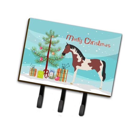 Carolines Treasures Pinto Horse Christmas Leash or Key Holder BB9274TH68
